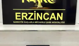 Erzincan’da otobüste Afyon sakızı ele geçirildi