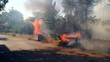 Sandıklı’da Metruk Binada Yangın
